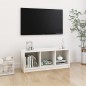 vidaXL Mobile Porta TV Bianco 104x33x41 cm in Legno Massello di Pino vidaXL Mobile Porta TV Bianco 104x33x41 cm in Legno Massello di Pino