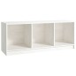 vidaXL Mobile Porta TV Bianco 104x33x41 cm in Legno Massello di Pino vidaXL Mobile Porta TV Bianco 104x33x41 cm in Legno Massello di Pino