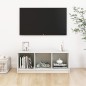 vidaXL Mobile Porta TV Bianco 104x33x41 cm in Legno Massello di Pino vidaXL Mobile Porta TV Bianco 104x33x41 cm in Legno Massello di Pino