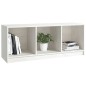 vidaXL Mobile Porta TV Bianco 104x33x41 cm in Legno Massello di Pino vidaXL Mobile Porta TV Bianco 104x33x41 cm in Legno Massello di Pino