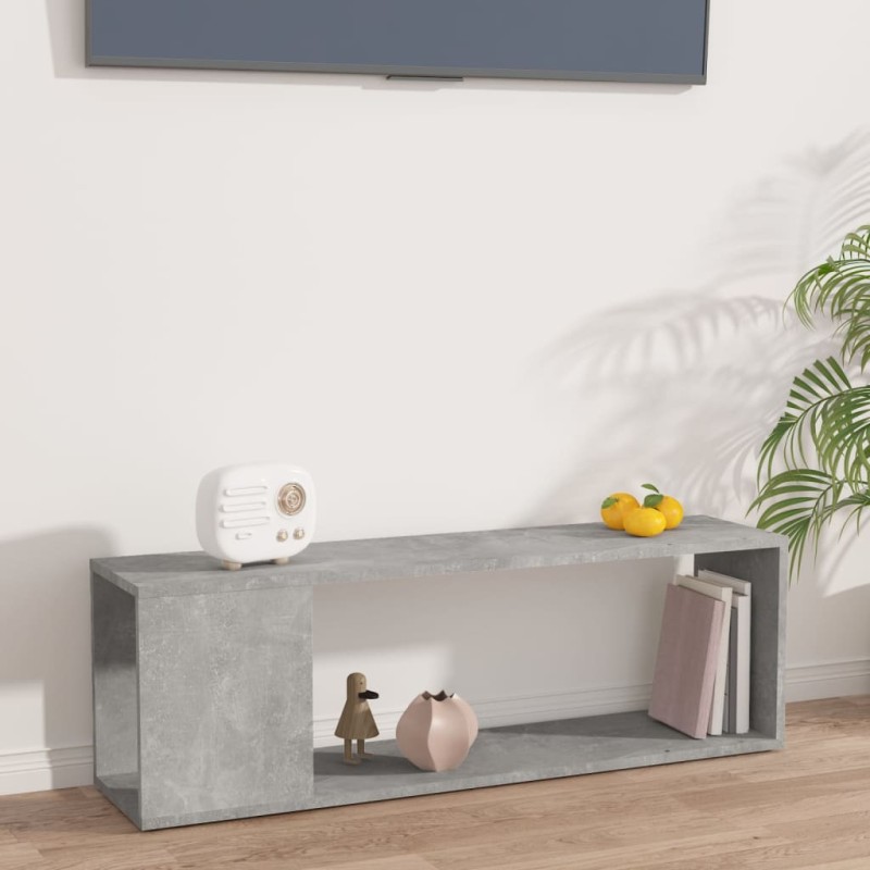 vidaXL Mobile TV Grigio Cemento 100x24x32 cm in Truciolato vidaXL Mobile TV Grigio Cemento 100x24x32 cm in Truciolato