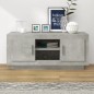 vidaXL Mobile Porta TV Grigio Cemento 102x35x45cm in Legno Multistrato vidaXL Mobile Porta TV Grigio Cemento 102x35x45cm in Legno Multistrato