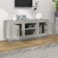 vidaXL Mobile Porta TV Grigio Cemento 102x35x45cm in Legno Multistrato vidaXL Mobile Porta TV Grigio Cemento 102x35x45cm in Legno Multistrato