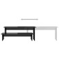 vidaXL Mobile TV Nero Lucido 180x30x43 cm in Truciolato vidaXL Mobile TV Nero Lucido 180x30x43 cm in Truciolato