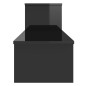 vidaXL Mobile TV Nero Lucido 180x30x43 cm in Truciolato vidaXL Mobile TV Nero Lucido 180x30x43 cm in Truciolato