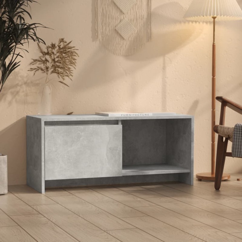 vidaXL Mobile TV Grigio Cemento 90x35x40 cm in Truciolato vidaXL Mobile TV Grigio Cemento 90x35x40 cm in Truciolato