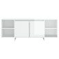 vidaXL Mobile TV Bianco Lucido 130x35x50 cm in Truciolato vidaXL Mobile TV Bianco Lucido 130x35x50 cm in Truciolato