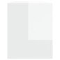 vidaXL Mobile TV Bianco Lucido 130x35x50 cm in Truciolato vidaXL Mobile TV Bianco Lucido 130x35x50 cm in Truciolato