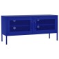 vidaXL Mobile TV Blu Marino 105x35x50 cm in Acciaio vidaXL Mobile TV Blu Marino 105x35x50 cm in Acciaio