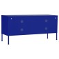 vidaXL Mobile TV Blu Marino 105x35x50 cm in Acciaio vidaXL Mobile TV Blu Marino 105x35x50 cm in Acciaio