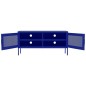 vidaXL Mobile TV Blu Marino 105x35x50 cm in Acciaio vidaXL Mobile TV Blu Marino 105x35x50 cm in Acciaio