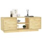 vidaXL Mobile Porta TV 110x30x40 cm in Legno Massello di Pino