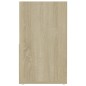 vidaXL Mobile TV Bianco e Rovere Sonoma 149x30x52 cm in Truciolato