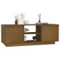 vidaXL Mobile Porta TV Marrone Miele 110x30x40 cm in Legno di Pino vidaXL Mobile Porta TV Marrone Miele 110x30x40 cm in Legno di Pino