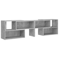 vidaXL Mobile TV Grigio Cemento 149x30x52 cm in Truciolato