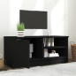 vidaXL Mobile Porta TV Nero 80x35x36,5 cm in Legno Multistrato vidaXL Mobile Porta TV Nero 80x35x36,5 cm in Legno Multistrato