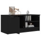 vidaXL Mobile Porta TV Nero 80x35x36,5 cm in Legno Multistrato vidaXL Mobile Porta TV Nero 80x35x36,5 cm in Legno Multistrato