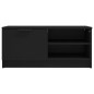 vidaXL Mobile Porta TV Nero 80x35x36,5 cm in Legno Multistrato vidaXL Mobile Porta TV Nero 80x35x36,5 cm in Legno Multistrato