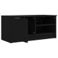 vidaXL Mobile Porta TV Nero 80x35x36,5 cm in Legno Multistrato vidaXL Mobile Porta TV Nero 80x35x36,5 cm in Legno Multistrato