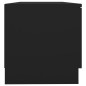 vidaXL Mobile Porta TV Nero 80x35x36,5 cm in Legno Multistrato vidaXL Mobile Porta TV Nero 80x35x36,5 cm in Legno Multistrato