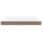Materasso a Molle Insacchettate Grigio Tortora 180x200x20 cm