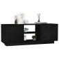 vidaXL Mobile Porta TV Nero 110x30x40 cm in Legno Massello di Pino vidaXL Mobile Porta TV Nero 110x30x40 cm in Legno Massello di Pino