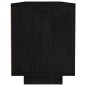 vidaXL Mobile Porta TV Nero 110x30x40 cm in Legno Massello di Pino vidaXL Mobile Porta TV Nero 110x30x40 cm in Legno Massello di Pino