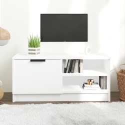vidaXL Mobile Porta TV Bianco 80x35x36,5 cm in Legno Multistrato