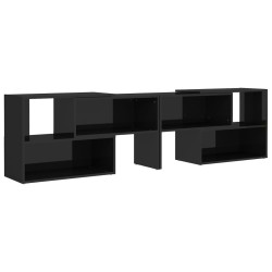 vidaXL Mobile TV Nero Lucido 149x30x52 cm in Truciolato