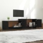 vidaXL Mobile Porta TV Nero 158,5x36x45 cm in Legno Multistrato vidaXL Mobile Porta TV Nero 158,5x36x45 cm in Legno Multistrato