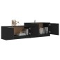 vidaXL Mobile Porta TV Nero 158,5x36x45 cm in Legno Multistrato vidaXL Mobile Porta TV Nero 158,5x36x45 cm in Legno Multistrato