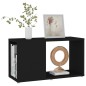 vidaXL Mobile TV Nero 60x24x32 cm in Truciolato vidaXL Mobile TV Nero 60x24x32 cm in Truciolato