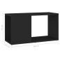 vidaXL Mobile TV Nero 60x24x32 cm in Truciolato vidaXL Mobile TV Nero 60x24x32 cm in Truciolato