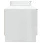 vidaXL Mobile Porta TV Bianco Lucido 158,5x36x45 cm Legno Multistrato vidaXL Mobile Porta TV Bianco Lucido 158,5x36x45 cm Legno Multistrato