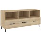 vidaXL Mobile Porta TV Rovere Sonoma 102x35x50 cm Legno Multistrato