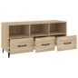vidaXL Mobile Porta TV Rovere Sonoma 102x35x50 cm Legno Multistrato