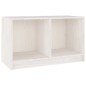 vidaXL Mobile Porta TV Bianco 70x33x42 cm in Legno Massello di Pino vidaXL Mobile Porta TV Bianco 70x33x42 cm in Legno Massello di Pino
