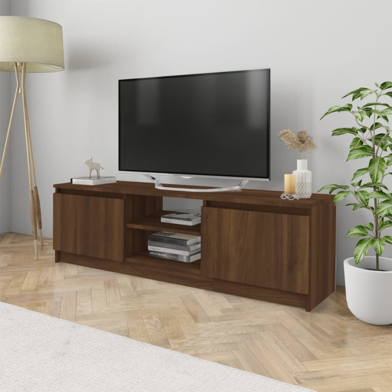 vidaXL Mobile TV Rovere Marrone 120x30x35,5 cm in Legno Multistrato vidaXL Mobile TV Rovere Marrone 120x30x35,5 cm in Legno Multistrato