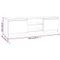 vidaXL Mobile TV Rovere Marrone 120x30x35,5 cm in Legno Multistrato vidaXL Mobile TV Rovere Marrone 120x30x35,5 cm in Legno Multistrato