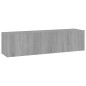 vidaXL Mobile Muro TV Grigio Sonoma 120x30x30cm Legno Ingegnerizzato vidaXL Mobile Muro TV Grigio Sonoma 120x30x30cm Legno Ingegnerizzato