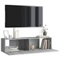 vidaXL Mobile Muro TV Grigio Sonoma 120x30x30cm Legno Ingegnerizzato vidaXL Mobile Muro TV Grigio Sonoma 120x30x30cm Legno Ingegnerizzato