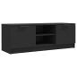 vidaXL Mobile Porta TV Nero 102x35x36,5 cm in Legno Multistrato