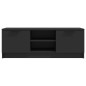 vidaXL Mobile Porta TV Nero 102x35x36,5 cm in Legno Multistrato