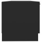 vidaXL Mobile Porta TV Nero 102x35x36,5 cm in Legno Multistrato