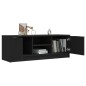 vidaXL Mobile Porta TV Nero 102x35x36,5 cm in Legno Multistrato