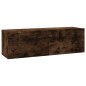 vidaXL Mobile TV a Parete Rovere Fumo 100x30x30cm Legno Ingegnerizzato vidaXL Mobile TV a Parete Rovere Fumo 100x30x30cm Legno Ingegnerizzato