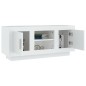 vidaXL Mobile Porta TV Bianco 102x35x45 cm in Legno Multistrato vidaXL Mobile Porta TV Bianco 102x35x45 cm in Legno Multistrato