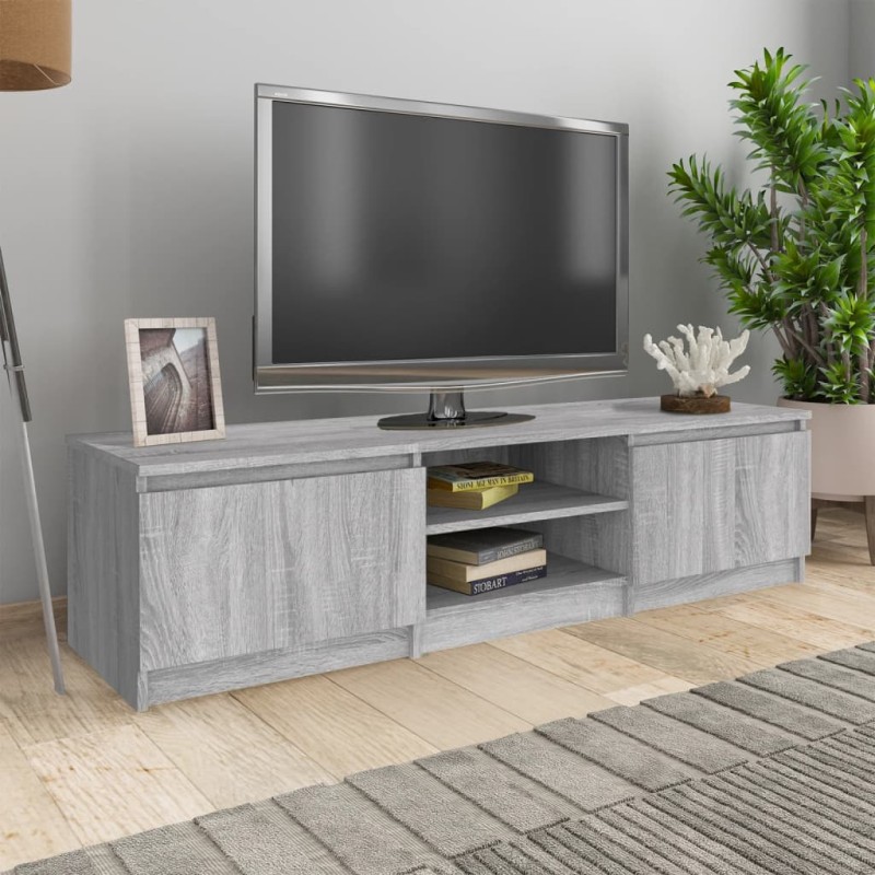 vidaXL Mobile TV Grigio Sonoma 140x40x35,5 cm in Legno Multistrato vidaXL Mobile TV Grigio Sonoma 140x40x35,5 cm in Legno Multistrato