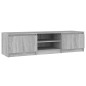 vidaXL Mobile TV Grigio Sonoma 140x40x35,5 cm in Legno Multistrato vidaXL Mobile TV Grigio Sonoma 140x40x35,5 cm in Legno Multistrato