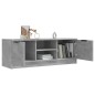 vidaXL Mobile Porta TV Grigio Cemento 102x35x36,5 cm Legno Multistrato vidaXL Mobile Porta TV Grigio Cemento 102x35x36,5 cm Legno Multistrato